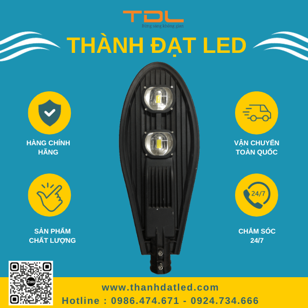 Đèn Đường LED Chiếc Lá 100w (TDLDLD-100) Thành Đạt Led