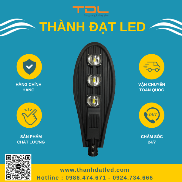 Đèn Đường LED Chiếc Lá 150w (TDLDLD-150) Thành Đạt Led