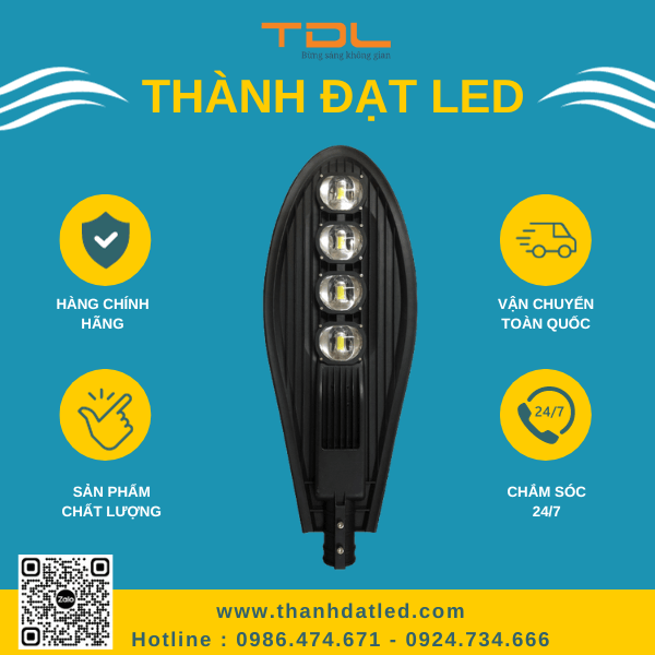 Đèn Đường LED Chiếc Lá 200w (TDLDLD-200) Thành Đạt Led