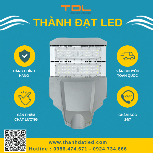 Đèn Chiếu Sáng Đường Phố M12B 100W (TDLDD12B-100) Thành Đạt Led