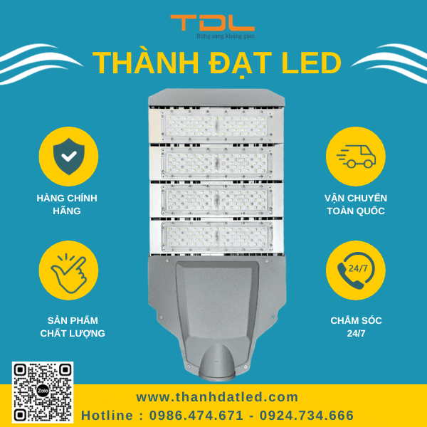 Đèn Chiếu Sáng Đường Phố M12B 200W (TDLDD12B-200) Thành Đạt Led
