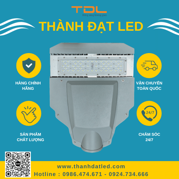 Đèn Chiếu Sáng Đường Phố M12B 50W (TDLDD12B-50) Thành Đạt Led