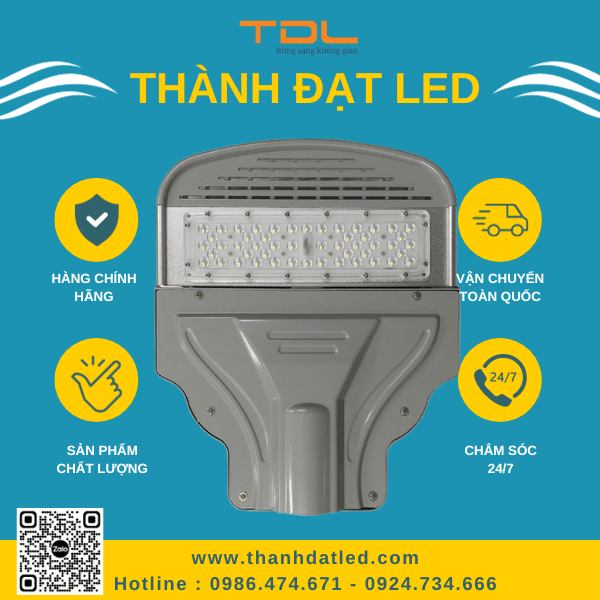 Đèn Chiếu Sáng Đường Phố M13 50W (TDLDD13-50) Thành Đạt Led