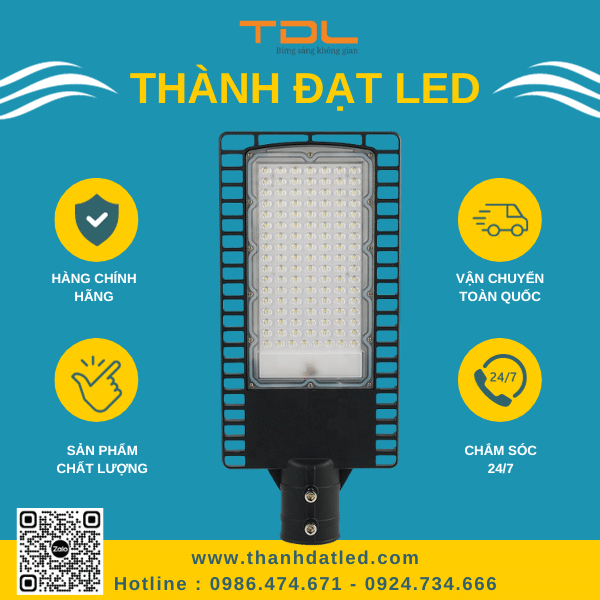 Đèn Chiếu Sáng Đường Phố D01 100W (TDLD01-100) Thành Đạt Led