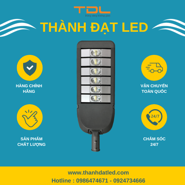 Đèn Chiếu Sáng Đường Phố M2 COB 300W (TDLDD2C-300) Thành Đạt Led