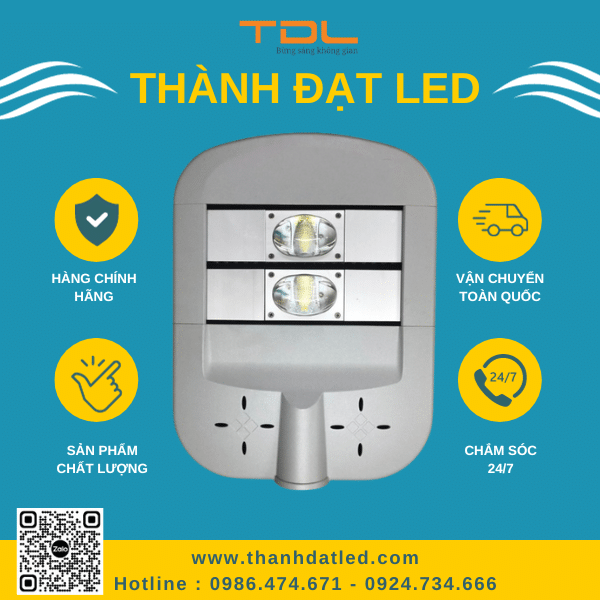 Đèn Chiếu Sáng Đường Phố M3 COB 100W (TDLDD3C-100) Thành Đạt Led