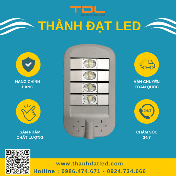 Đèn Chiếu Sáng Đường Phố M3 COB 200W (TDLDD3C-200) Thành Đạt Led