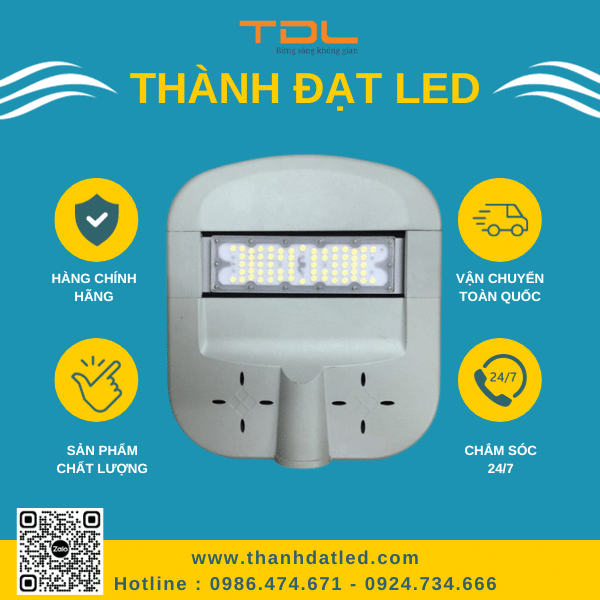 Đèn Chiếu Sáng Đường Phố M3 SMD 50W (TDLDD3-50) Thành Đạt Led
