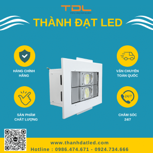 đèn led cây xăng cob 100w
