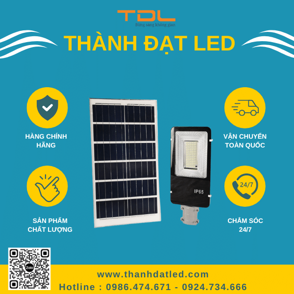 ĐÈN ĐƯỜNG BÀN CHẢI (TDL-BC50 ) chính hãng Thành Đạt LED
