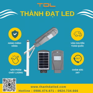 đèn đường led nlmt liền thể 20w