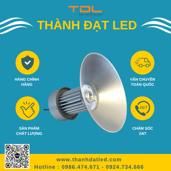 Đèn Led Nhà Xưởng Highbay 80W