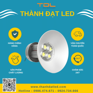 đèn led nhà xưởng highbay 200w