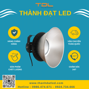 đèn led nhà xưởng x2 100w