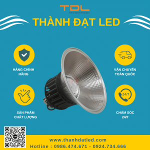 đèn led nhà xưởng x4 100w