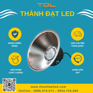 đèn led nhà xưởng x4 50w