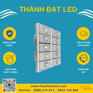 đèn pha led khung hộp liền 1000w cob
