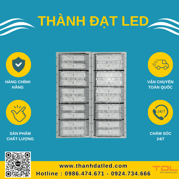 Đèn Pha Led Module SMD Khung Hộp 1000W