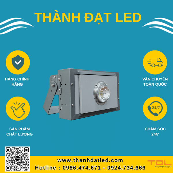 Đèn Pha Led Module Cob Khung Hộp 100W
