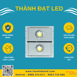 đèn pha led khung hộp liền 150w cob