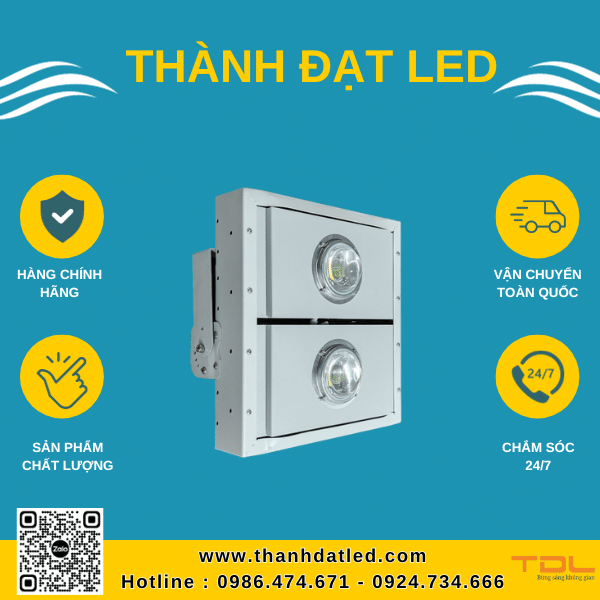 Đèn Pha Led Module Cob Khung Hộp 200W