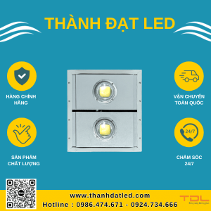 đèn pha led khung hộp liền 250w cob