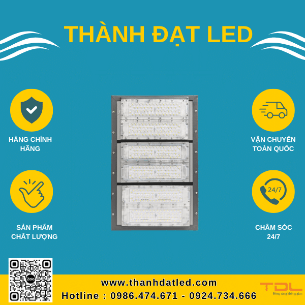 Đèn Pha Led Module SMD Khung Hộp 300W