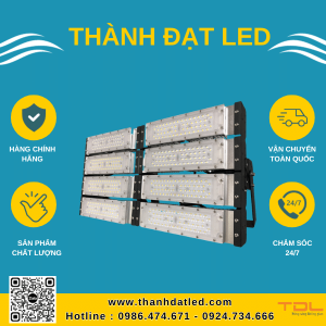 đèn pha led module philips 400w