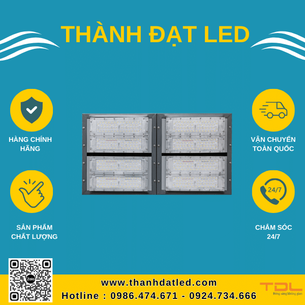 Đèn Pha Led Module SMD Khung Hộp 400W