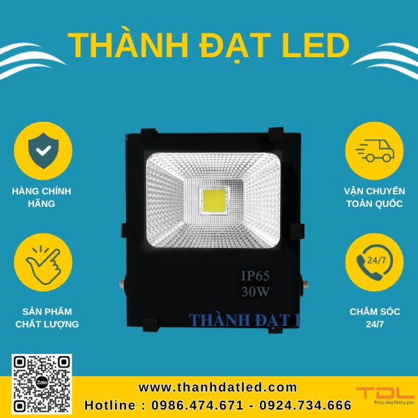 Đèn Pha Led 5054 COB 30W