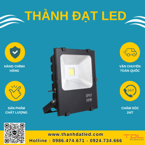 đèn pha led 5054 mắt nhỏ 50w