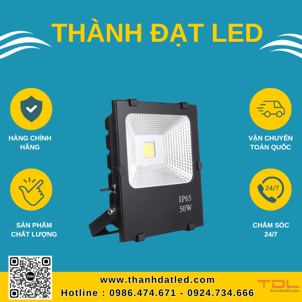 Đèn Pha Led 5054 COB 50W