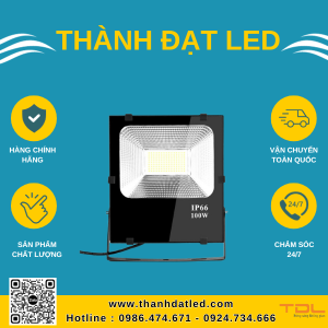 đèn pha led 5054 smd 100w