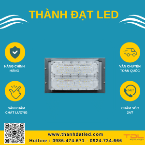 Đèn pha led khung hộp liền 50w SMD