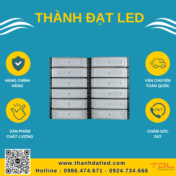 Đèn Pha Led Module Thể Thao 600W