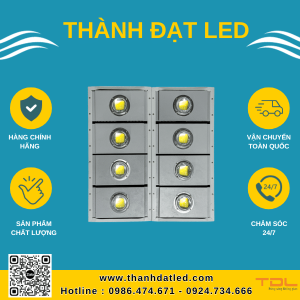 đèn pha led khung hộp liền 800w cob