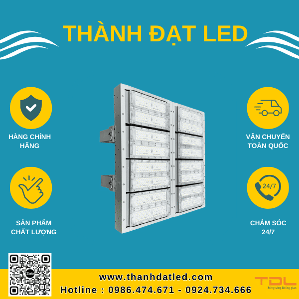 Đèn Pha Led Module SMD Khung Hộp 800W