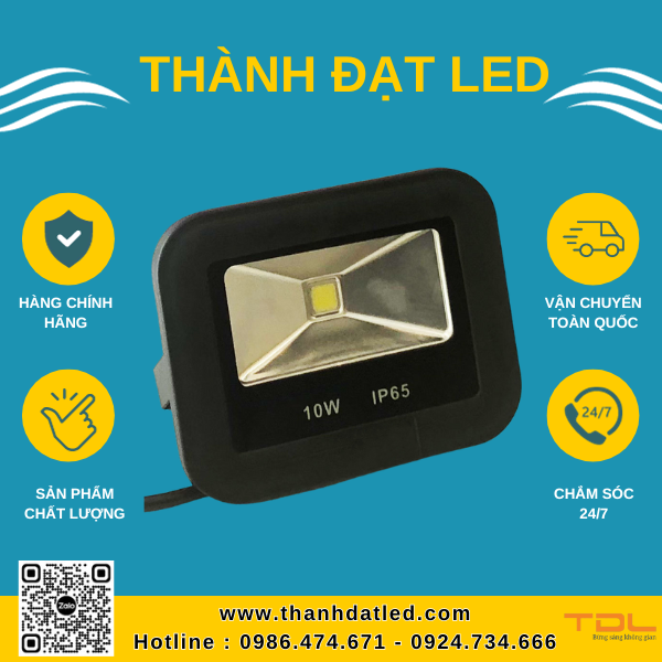 Đèn Pha Led Choá Rộng 10W