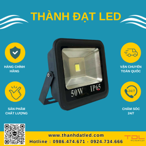 Đèn Pha Led Ngoài Trời 50W (TDLFR50) - Thành Đạt Led