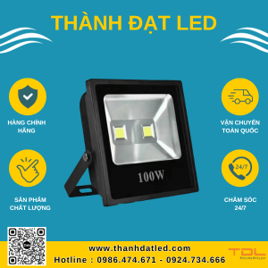 đèn pha led cob ip66 F1 100w