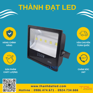 đèn pha led cob ip66 F1 250w