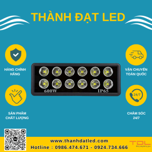 Đèn Pha Led Rọi Tròn 600W (TDFR-C5600) - Thành Đạt Led
