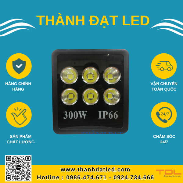 Đèn Led Pha Cốc 300W