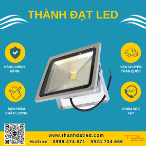 đèn pha led ghi xám 30w