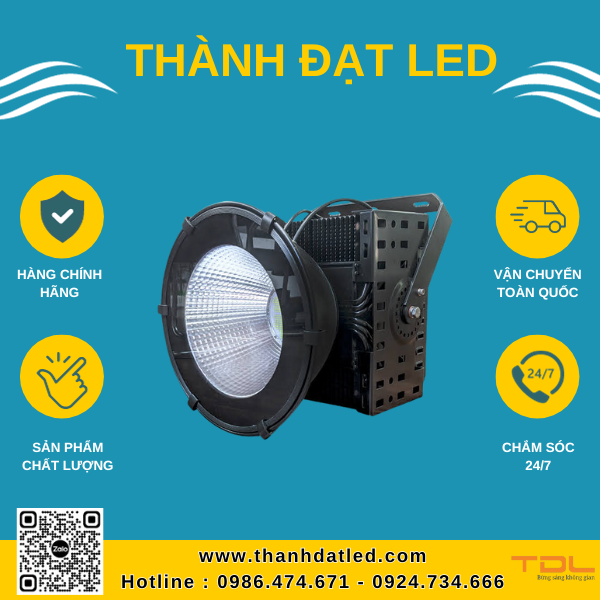 Đèn Pha Led Sân Vận Động T1 500W