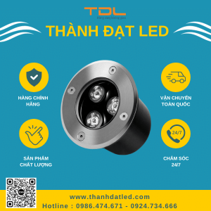 đèn led âm đất 3w