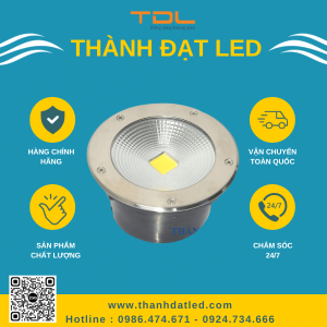 đèn led âm đất cob 30w
