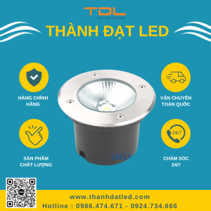 đèn led âm đất cob 5w