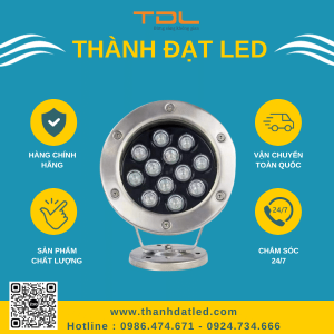đèn led âm nước 12w