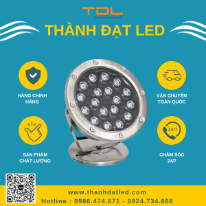 đèn led âm nước 24w